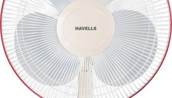 Havells Swing Lx|120 Ribs Guard|Jerk Free Oscillation|Impressive Air Delivery| Low Noise With 2 Year Warranty Energy Saving 400 Mm Ceiling Fan(Cherry | Pack Of 1)