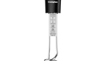 Crompton Aimr-Sp1A 1000W Superfast Heating Immersion Rod| 100% Shock Proof| Ip 68 Protection| Anti-Corrosive Coating| 2 Yrs Warranty| Energy Saving| Powerful Heating Element| Bucket Hook