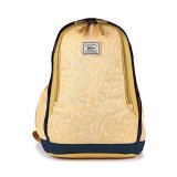 Gear Triumph Floral 32 L Water Resistant 3 Compartment Backpack With Rain Cover/School Bag/College Bag/Daypack/Casual Backack For Girls/Women (Yellow-Teal)