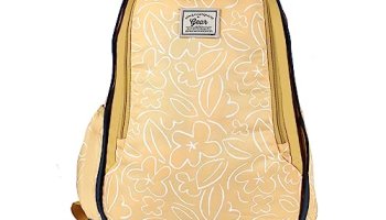 Gear Triumph Floral 32 L Water Resistant 3 Compartment Backpack With Rain Cover/School Bag/College Bag/Daypack/Casual Backack For Girls/Women (Yellow-Teal)