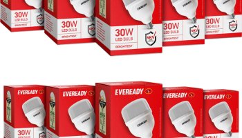 Eveready 30 W Basic Standard B22 Led Bulb(White, Pack Of 10)
