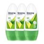 Rexona Aloe Vera Underarm Roll-On Deodorant For Women | 72 Hours Long-Lasting Odour Protection | 50Ml (Pack Of 3) | 0% Alcohol, Safe On Skin