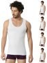 Vip Frenchie Oxy Round Neck Men’S Cotton Vest (Pack Of 5-80Cm) White