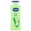 Vaseline Aloe Fresh Body Lotion,24 Hr Long Lasting Moisturisation With Aloe Vera Extract And Menthol, 600Ml