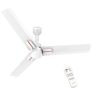 Polycab Wizzy Neo 1200Mm 5-Star Bldc, Remote Ceiling Fan For Living Room| 55% Energy Saving, 100% Copper, High Air Delivery, 6 Speed Setting, Free Installation | 4-Yr Warranty【White Rosegold】