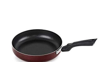 Cello Non Stick Induction Base Frying Pan/Tapper Pan, 220 Mm, Cherry,Aluminium