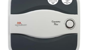 Rr Signature Supremo Plus 25L Storage Water Heater |Glass Line Tank|8 Bar, High Rise Buildings |2 Yr Warranty On Product & 6 Yr On Tank By Rr | Free Installation & Pipes