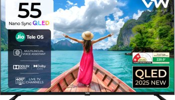 Vw Nano Sync Series 139 Cm (55 Inch) Qled Ultra Hd (4K) Smart Jiotele Os Tv 2025 Edition(Vw55Jq1)