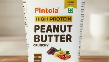 Pintola High Protein Peanut Butter (Dark Chocolate) (Crunchy)(510 G)