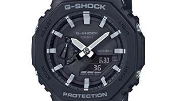 Casio G-Shock Ga-2100-1Adr Analog-Digital Black Dial Men Watch Black Resin Strap (G986)