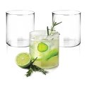 Treo By Milton Vector Borosilicate Glass Tumbler, Set Of 3, 210 Ml Each, Transparent