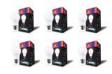 Havells 9W Led Bulb For Home & Office |B22 Led Bulb Base |Cool Day White Light (6500K/4000K/3000K) |4Kv Surge Protection |High Voltage Protection |Eco Friendly Energy Efficient | Pack Of 6