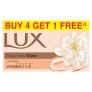 Lux Flaw-Less Glow Bathing Soapbuy 4 Get 1 Free|150G Infused With Vitamin C & E |For Superior Glow|