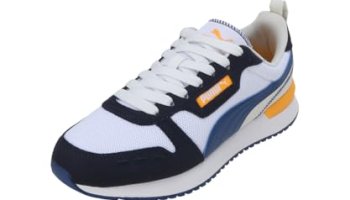 Puma Unisex-Adult R78 Res New Navy-Clyde Royal-Tangerine Sneaker – 8 Uk (40221201)