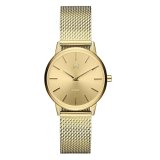 Mvmt Women’S Analog Gold Dial Gold Band Stainless Steel Watch