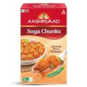 Aashirvaad Soya Chunks, 100% Veg, Absorbs More Masala, Juicy & Tasty, High Protein, 200G Pack