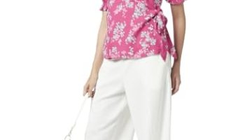 Honey By Pantaloons Women’S Regular Fit Top (110131166002_Pink