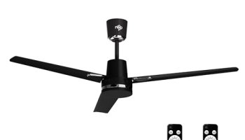 Nippo Vayou 1200Mm Power 28W Bldc Ceiling Fan With Remote Control | 7 Speed Settings | Bee 5 Star Rated Energy Efficient Fans | Upto 70% Energy Savings | Free 1+1 Remote | 3 Years Warranty| Matt Black