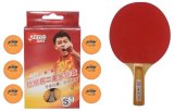 Dhs Tt Ball S-S1840By 2 Star Y Supermarket (6 Pcs Box) 54 Pcs With Smart Pro Tt Bat Moon