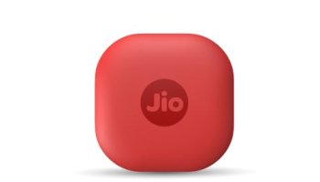 Jiotag Air For Ios (Red) Worldwide Tracker, Pair With Apple Find My App For Keys, Luggage, Bikes, Purses Etc. Inside & Outside Bluetooth Range, No Sim/Subscriptions Required, 1+1 Year Battery, 120 Db