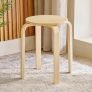Home Centre Paulo Solid Wood Stool – Brown
