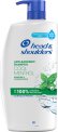 Head & Shoulders Cool Menthol Anti-Dandruff Shampoo For Scalp Protection(1 L)