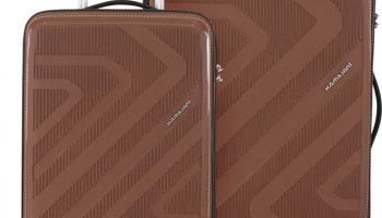 Kamiliant By American Tourister Kam Kiza Sp2Pcset(55/68)-Clove Cabin & Check-In Set 4 Wheels – 26 Inches