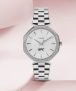 Timex Ufc Octagonal 36Mm Silver Dial Analog Watch  – For Women