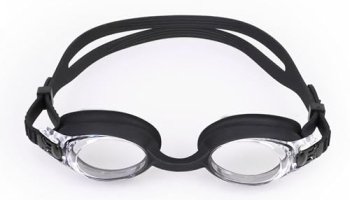 Nivia Scool Jr Swimming Goggles For Kids, Anti Fog, Polycarbonate Smoke Glass, Silicon Strap, Uv Protection, Comfort Fit – Black