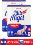 Little Angel Easy Dry Diaper Pants With 12 Hrs Absorption 36 Count/Pack,Pack Of 2,Upto 5 Kgs – New Born(72 Pieces)