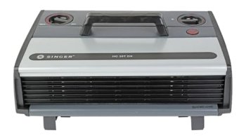 Singer Heat Convector Hc 30T Dx 2000W Adjustable Room Heater With Thermostat Control | Dual Heat Settings (1000W/2000W) | Noiseless Operation | Power Indicator | 1 Year Warranty