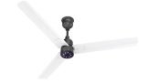 Polycab Wizzy Plus Led Bldc Ceiling Fan 1200Mm|Bee 5 Star Rated, Higher Air Delivery|Led Indicator,Reverse,Boost,Sleep And Breeze Mode,Free Installation |3 Years Warranty (White Black)