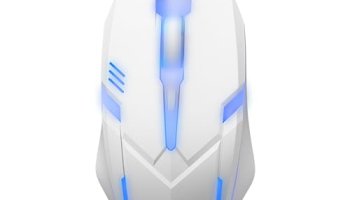 Ant Gm46 Wired Optical Gaming Mouse | 2400 Dpi Sensor | 4 Durable Buttons | Multicolour Backlight | 1.5M Cable | Lightweight Design | Compatible With Windows, Mac & Linux_ White