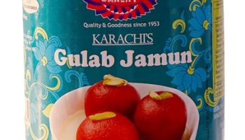 Karachi Bakery Gulab Jamun 1 Kg | Indian Mithai | 16 Pieces Per Can
