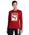 Puma Womens Wmn Graphic Crew 4, Intense Red, S (67036922)