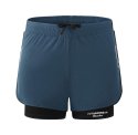Cockatoo Am444-2 In 1 Men’S Workout Running Shorts, Active Wear Men,Blue,Size:3Xl