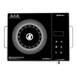 Bajaj Irx 220F Infrared Induction Cooktop | 2200 Watts | 11 Power Level | 3 Preset Menu | Feather Touch Controls | Digital Display | 1 Year Warranty 【Black/Silver】