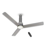 Havells 1200Mm Elio Prime Bldc Ceiling Fan | Remote Controlled, High Air Delivery Fan | 5 Star Rated, Upto 60% Energy Saving, 2+1* Year Warranty | (Pack Of 1, Slate Mist) Grey