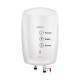 Havells Signa 5 Litre Instant Water Heater(Geyser)| Twin Led Indicator| Rust And Shock Proof Body| Isi Marked| Fire Retardant Power Cord| Warranty: 5 Year On Inner Tank & 2 Year Comprehensive (White)