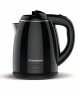 Crompton Activhot Electric Kettle | 1.2 Litres | Cool Touch | Black