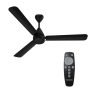 Crompton Energion Hyperjet 1200Mm Bldc Ceiling Fan | Point Anywhere Remote Control | Bee 5 Star Rated Energy Efficient | Superior Air Delivery | Anti-Rust | 2 Year Manufacturer Warranty | Matte Black