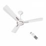 Havells 1200Mm Ambrose Bldc Motor Ceiling Fan | Remote Controlled, High Air Delivery Fan | 5 Star Rated, Upto 60% Energy Saving, 2 Year Warranty | (Pack Of 1, Pearl White Wood)