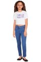 Allen Solly Girls Jeans Mid Blue