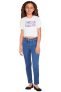 Allen Solly Girls Jeans Mid Blue