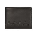 United Colors Of Benetton Men Rfid Protected Erlach Global Coin Wallet – Black, No. Of Card Slot: 4 | Embossed Global Coin Wallet With Side Closure | Leather