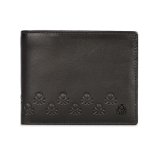 United Colors Of Benetton Men Rfid Protected Erlach Global Coin Wallet – Black, No. Of Card Slot: 4 | Embossed Global Coin Wallet With Side Closure | Leather