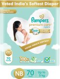 Pampers Premium Care Pants With 360 Cottony Softness – New Born(70 Pieces)