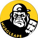 Muscleape Anime Badge