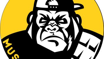 Muscleape Anime Badge