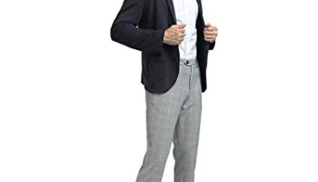 Jack & Jones Men Mid Rise Regular Fit Pants (203829201_Cloud Dancer_32/32)